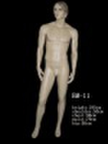 male fiberglass mannequin