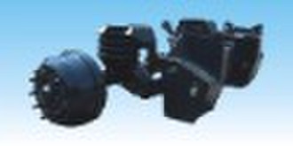 Vehicle lift axle air suspension system