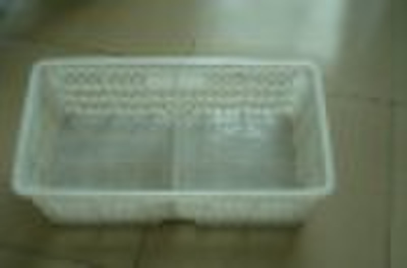 plastic container for loading egg tray