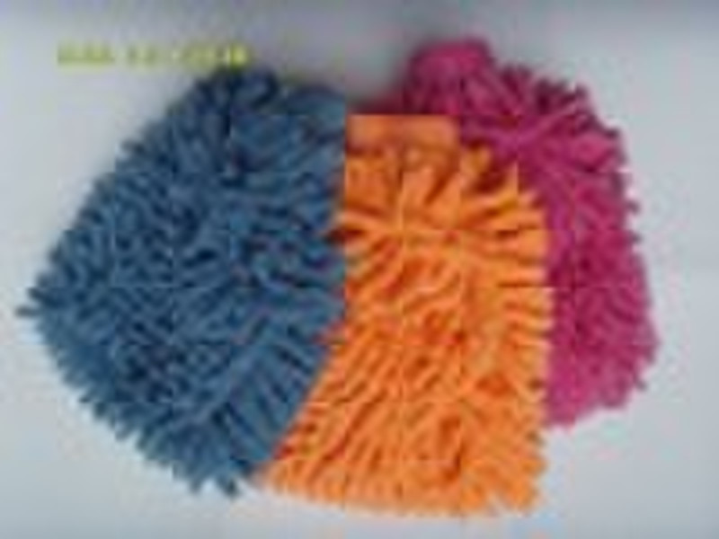 Chenille-Handschuh