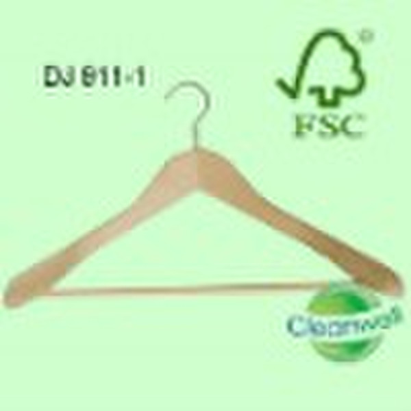 FSC wooden cloth hanger