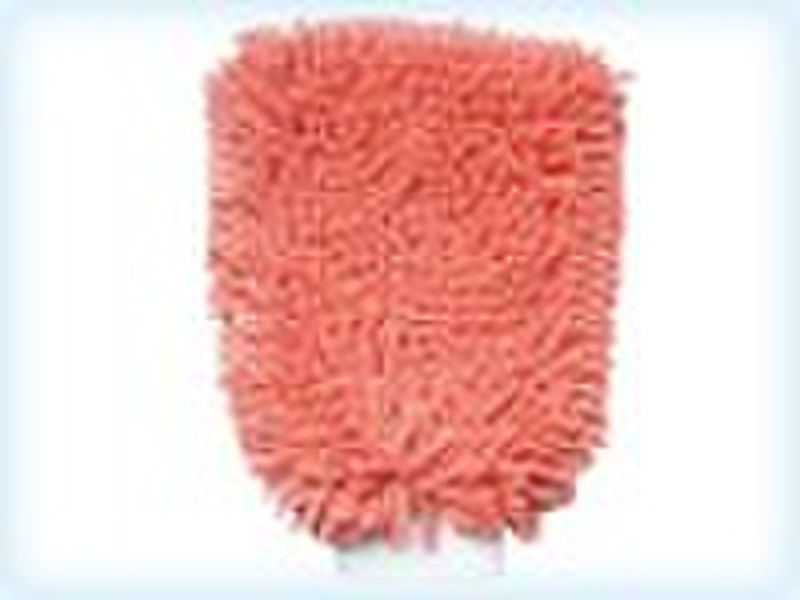 Chenille Microfaser Waschhandschuh