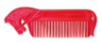 Plastic pony comb