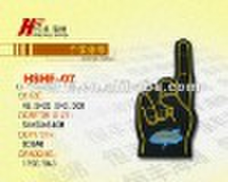 cheering foam hand