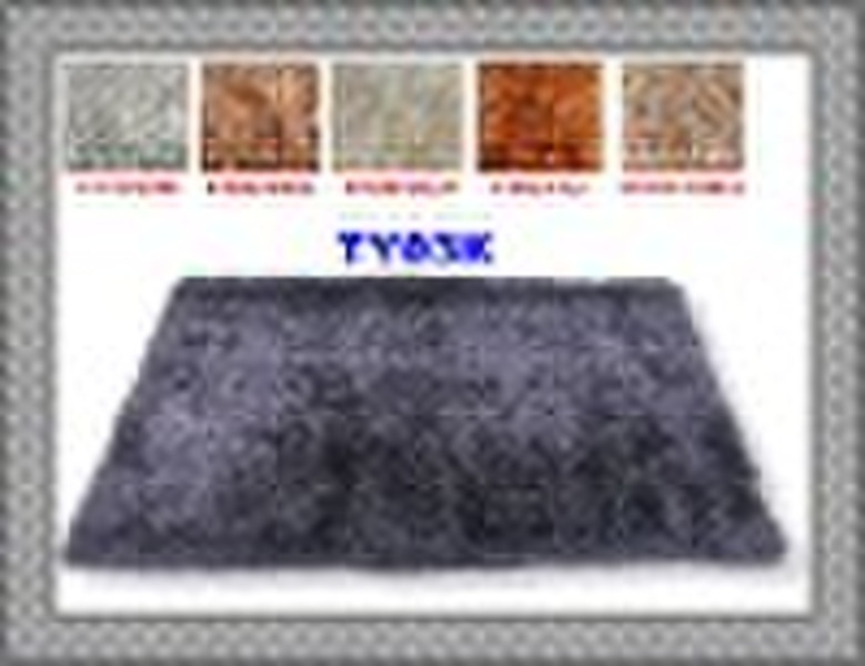 TY03-K Tabelle Tufted Shaggy Wolldecke-Teppich-