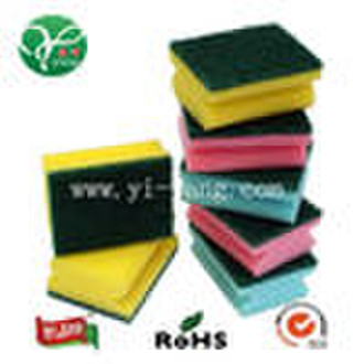 Grip sponge scourer