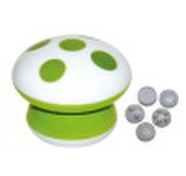 Five in One Mushroom Waterproof Mini Massager, 3AA