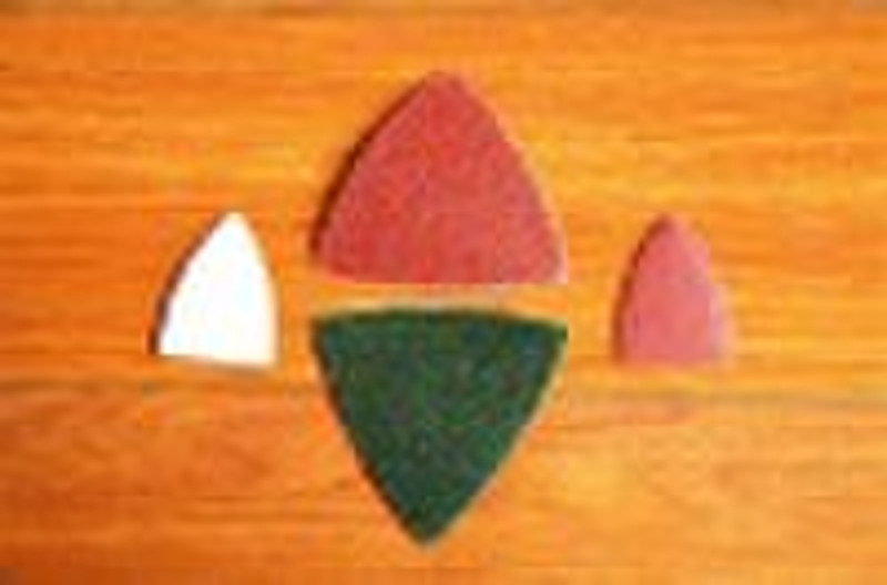 small abrasive triangle sand paper