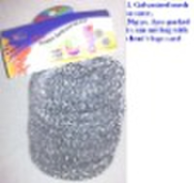 verzinktem Mesh scourer