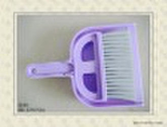 plastic dustpan brush