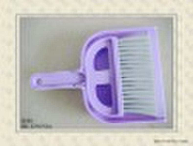 plastic dustpan brush