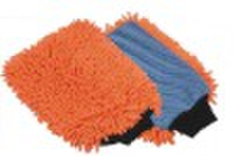 2-in-1 Microfiber Chenille-Auto Wäsche-Handschuh