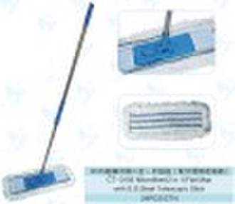 Flat Mop with two microfiber