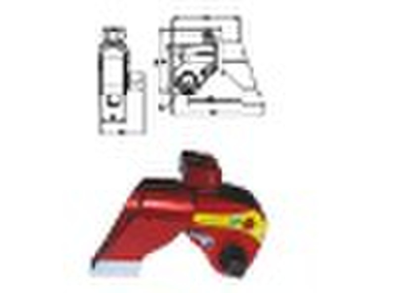 Square drive hydraulic torque wrench