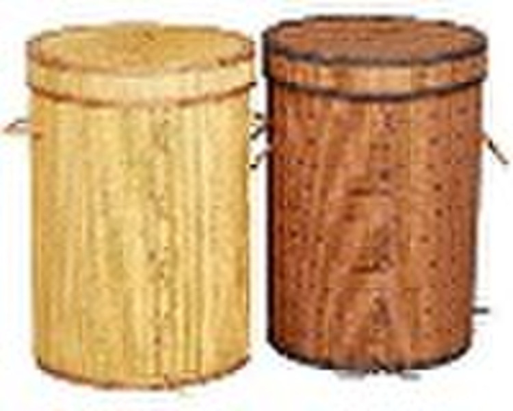 foldable bamboo laundry hamper