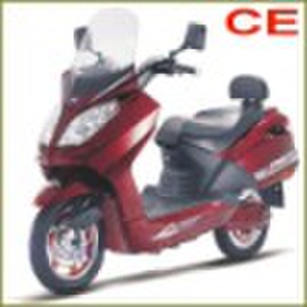 Mann elektrisches Motorrad