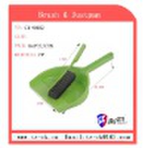 dustpan with brush