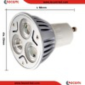 GU10 3-LED lamp