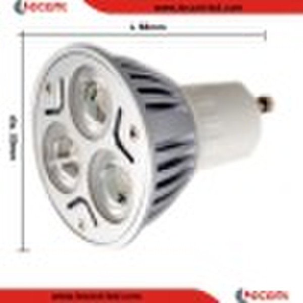 GU10 3-LED lamp