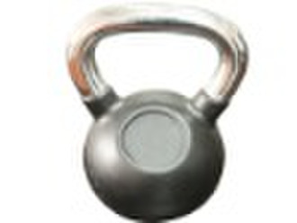 Rubber Kettlebell w / Stahl Griff