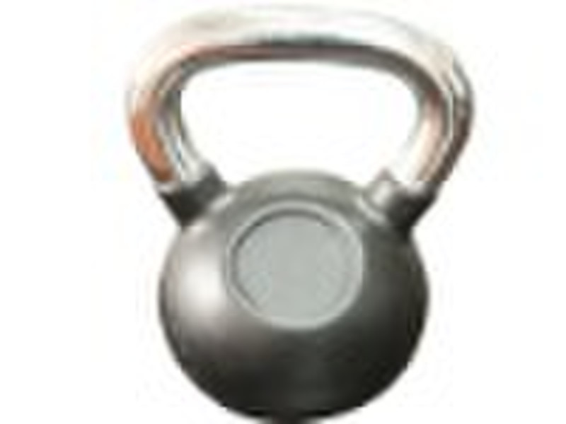 Rubber Kettlebell w/Steel Handle