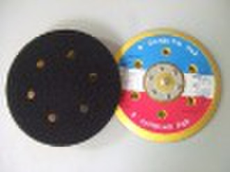 Pneumatic grinding disc with six holes