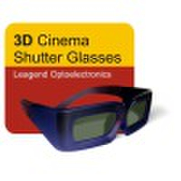 3D active shutter glasses for cinema