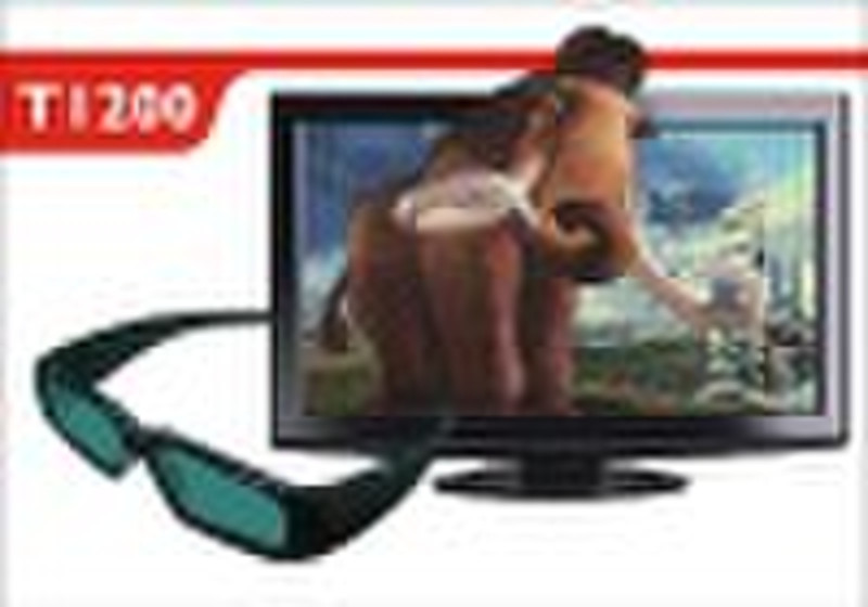 3D active shutter glasses for 3D TV(Rechargeable)