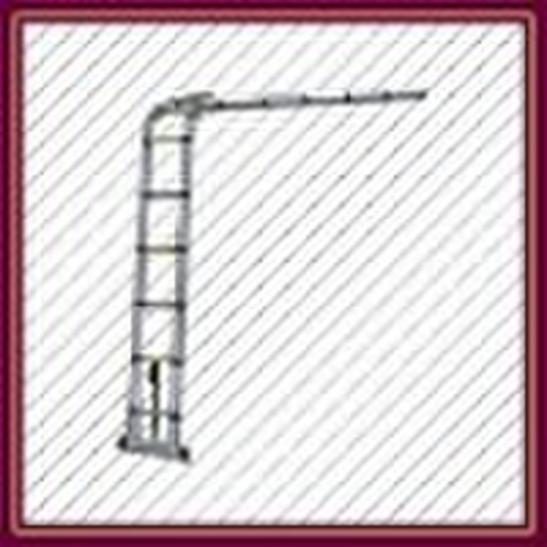 FR-L407B Aluminum Telescopic Articulated Ladder(6+