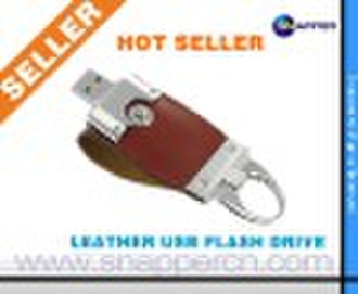 fashion leather USB gift 1-16GB