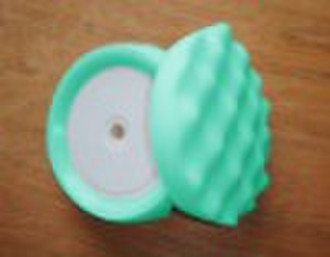 6" waved hollow polishing foam pad