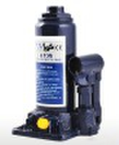 hydraulic bottle jack with safety valves