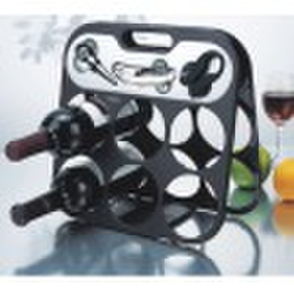 Weinbar Rack und Werkzeug-Set