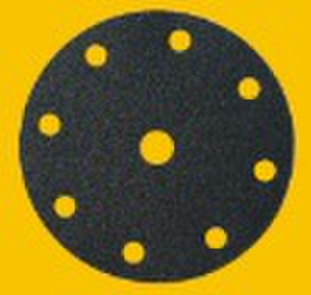 Abrasive Disc of black silicon carbide velcro disc