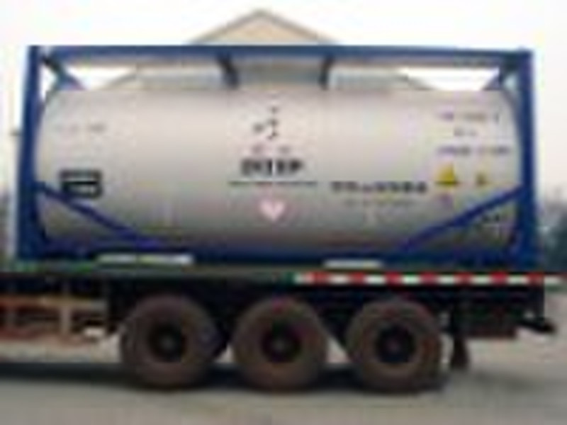 sulfur(melting)  tank container with ISO full fram