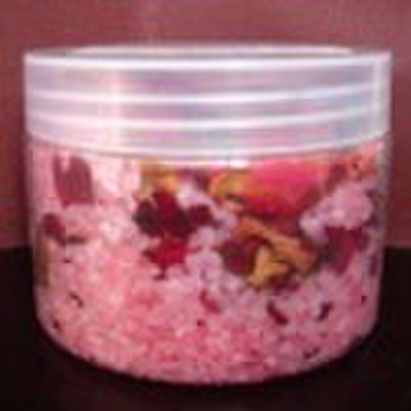 rose petals bath salt/flower spa bath salt