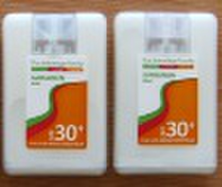 20ml Kreditkarte Sonnenschutz Spray SPF15 / 30/50