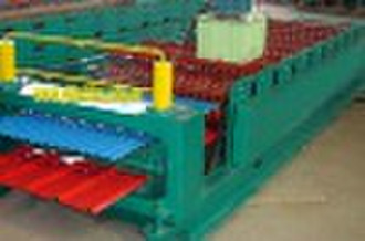 Double Layer Step Tile Roll Forming Machine
