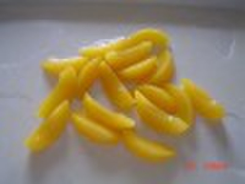 canned yellow peach slices