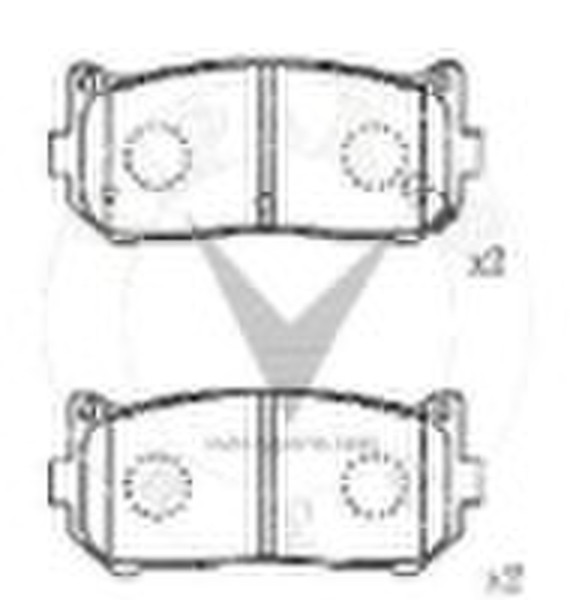 brake pad for kia