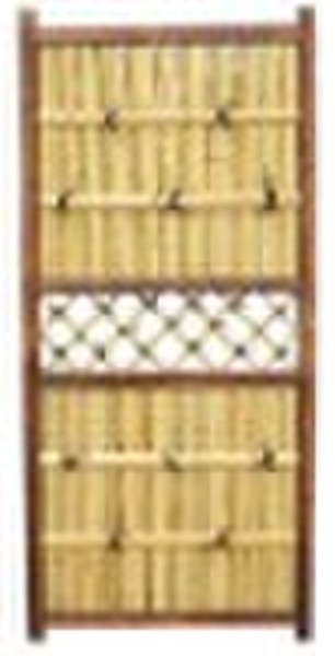 outdoor bamboo fence