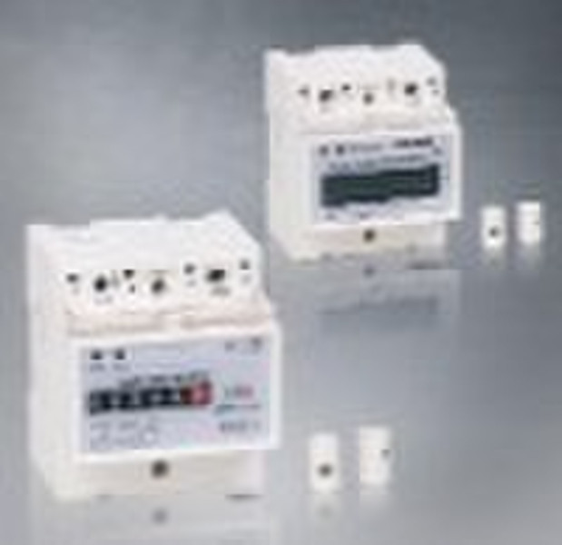 Din-rail single phase Watt hour Meter (smart energ