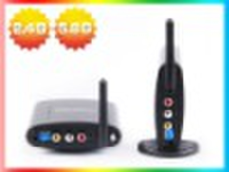 2.4G wireless av transmitter and receiver