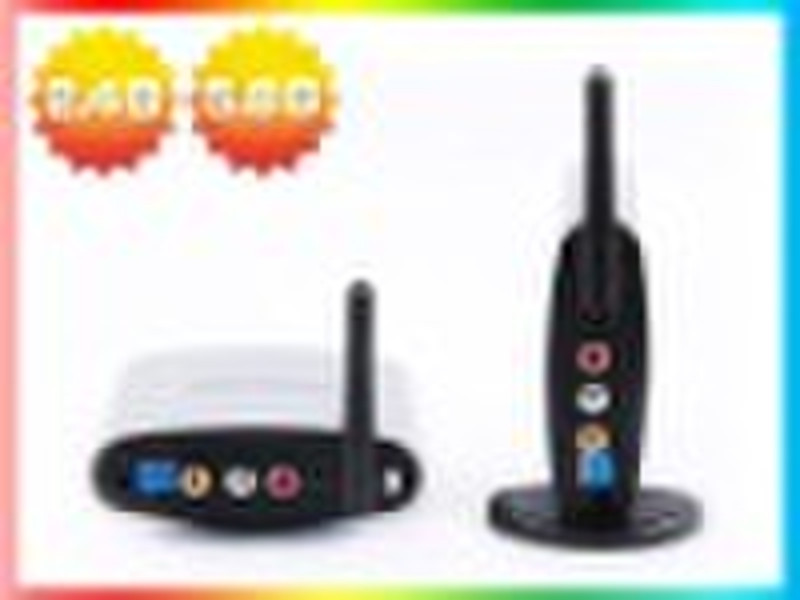 2.4G wireless av transmitter and receiver