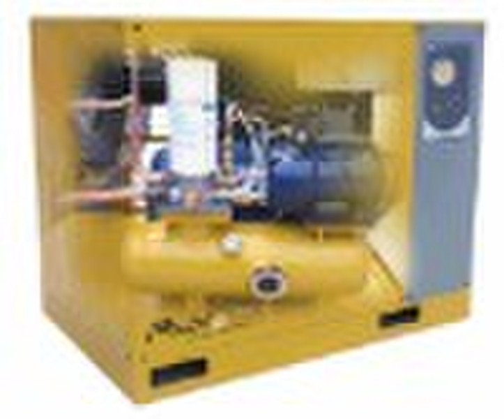 5-10hp, 3 phase, quiet rotary screw compressor,CE