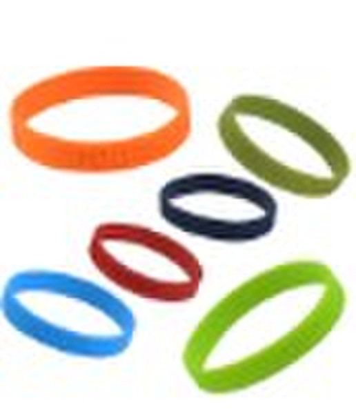 Round silicone bracelet