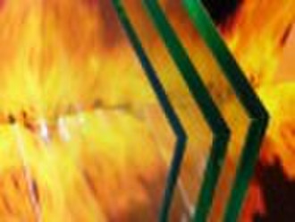 Fireproof safety glass