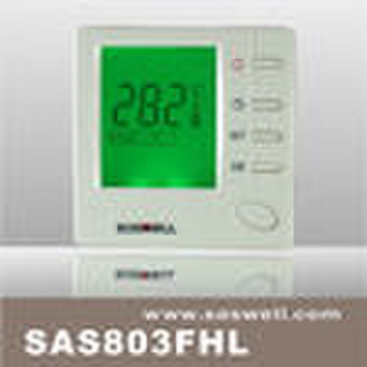 Floor heating room thermostat