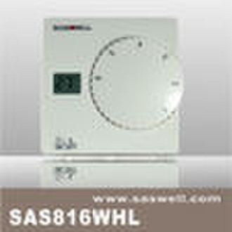 Water based radiant room thermostat