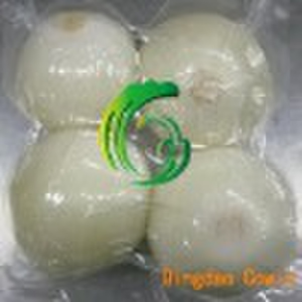 Peeled yellow onion